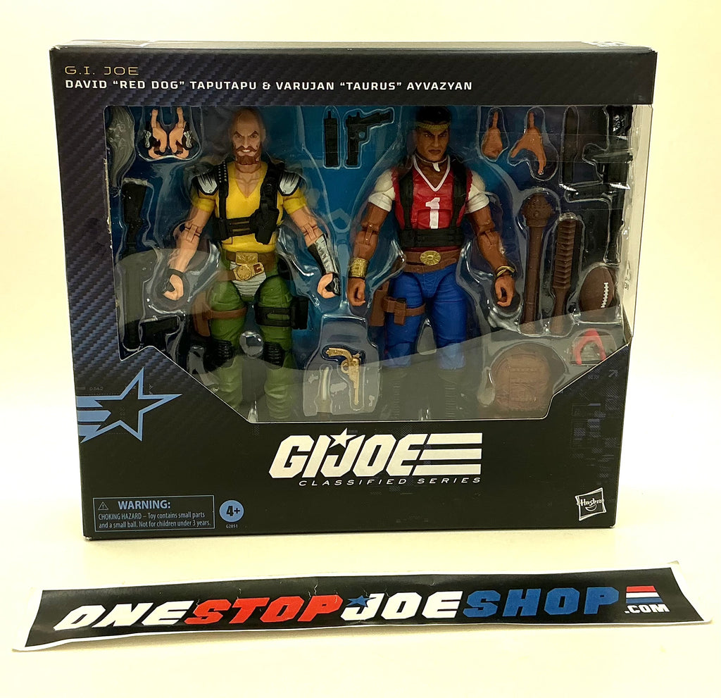 2026 CLASSIFIED G.I. JOE TAURUS AND RED DOG #193 SLAUGHTERS RENEGADES 6" FIGURES NEW SEALED