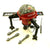 1987 VINTAGE ARAH G.I. JOE COBRA POGO BALLISTIC BATTLE BALL VEHICLE LOOSE 100% COMPLETE (b)