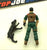 1984 VINTAGE ARAH G.I. JOE MUTT & JUNKYARD V1 K-9 OFFICER & ATTACK DOG LOOSE 100% COMPLETE (g)