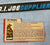 1982-83 VINTAGE ARAH G.I. JOE STEELER V1 FILE CARD (k)