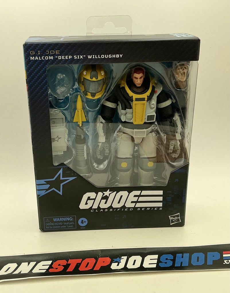 2026 CLASSIFIED G.I. JOE DEEP SIX #206 SHARC DIVER 6" FIGURES NEW SEALED BLEMISH