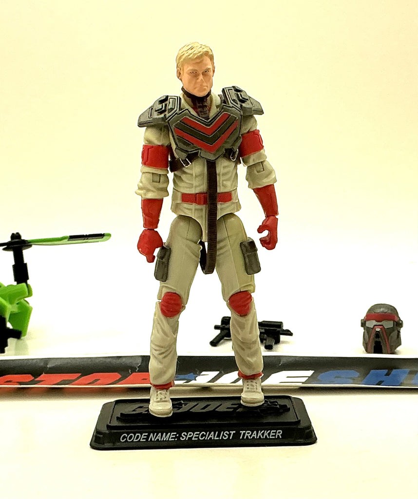 2008 25TH ANNIVERSARY G.I. JOE SPECIALIST TRAKKER M.A.S.K. V1 WAVE 11 LOOSE 100% COMPLETE + F/C