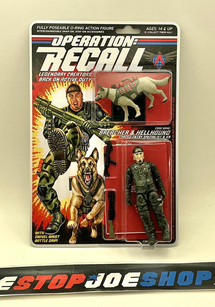 2025 OPERATION: RECALL BREACHER & HELLHOUND V1 FORCED ENTRY SPECIALIST & K9 O-RING NEW SEALED