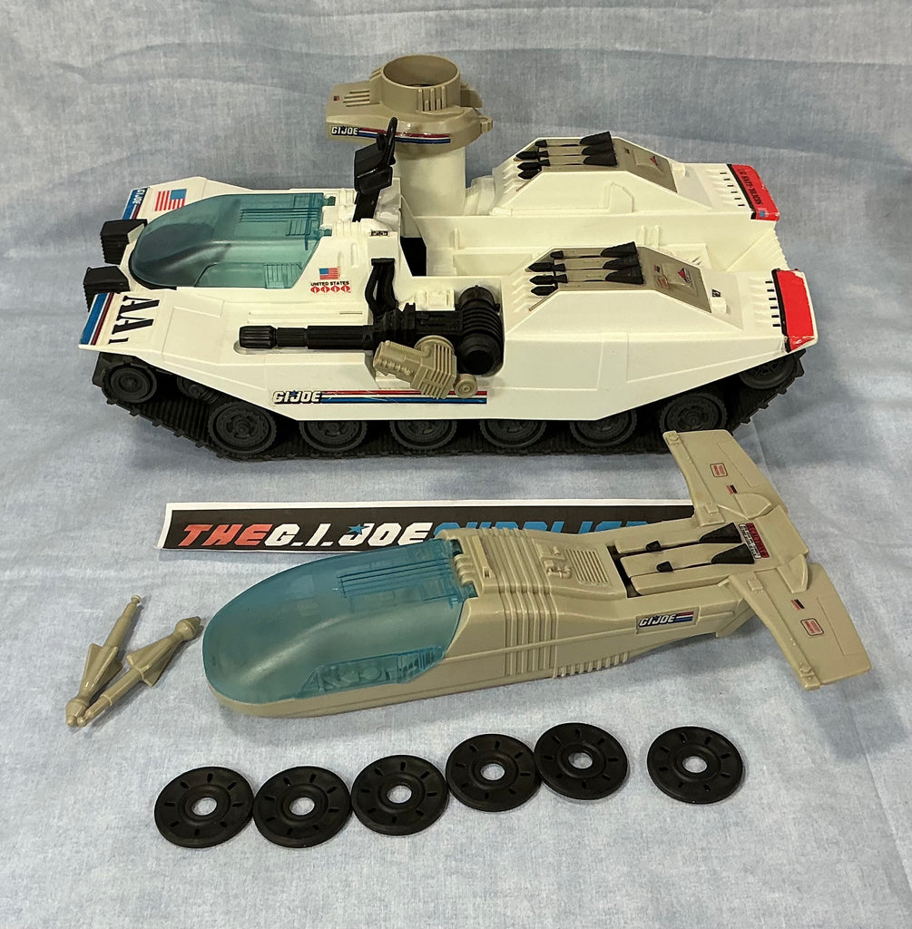 1990 VINTAGE ARAH G.I. JOE AVALANCHE VEHICLE ONLY LOOSE 100% COMPLETE (d)
