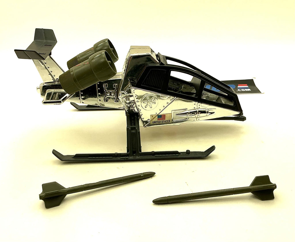 1990 VINTAGE ARAH G.I. JOE SKY PATROL SKY HAWK VEHICLE LOOSE 100% COMPLETE (c)