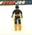 1986 VINTAGE ARAH G.I. JOE COBRA B.A.T. V1 BAT BATTLE ANDROID TROOPER LOOSE 100% COMPLETE ORANGE (c)