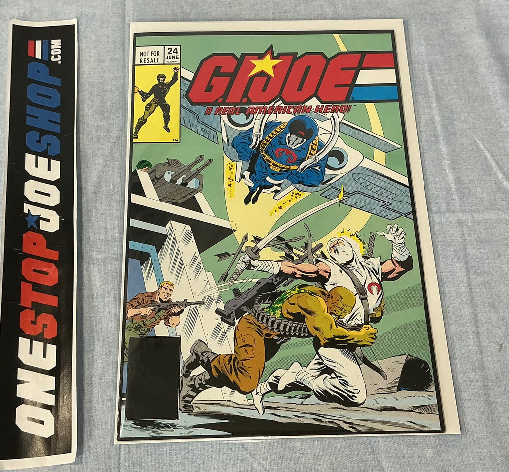 HASBRO G.I. JOE A REAL AMERICAN HERO ISSUE #24 CLASSIC COMIC PACK REPRINT COMIC BOOK 2005