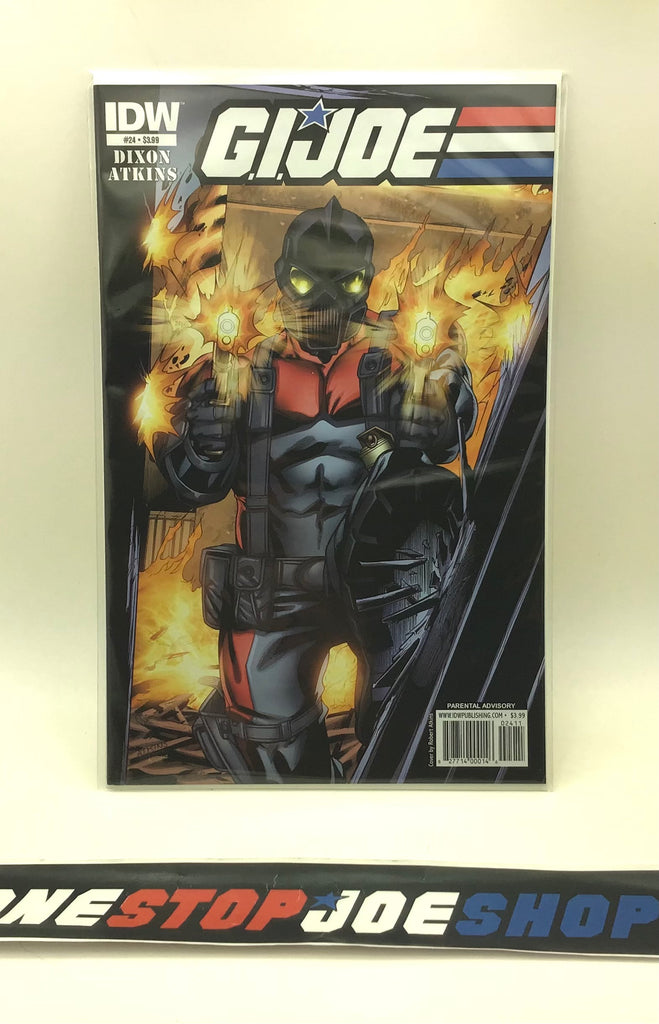 IDW PUBLISHING G.I. JOE (2008-2011) ISSUE #24 [COVER A ATKINS] COMIC BOOK NOVEMBER 2010 HIGH GRADE