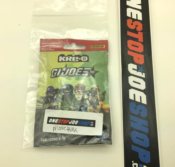 KRE-O G.I. JOE NUNCHUK V1 KREON WAVE 3 COMPLETE NEW SEALED BLIND BAG