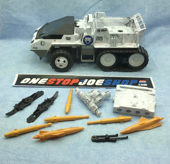 2010 POC G.I. JOE WOLF HOUND ARCTIC BRAVO VEHICLE ONLY LOOSE 100% COMPLETE DECALS APPLIED