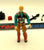 1989 VINTAGE ARAH G.I. JOE DOWNTOWN V1 MORTAR MAN LOOSE 100% COMPLETE (c)