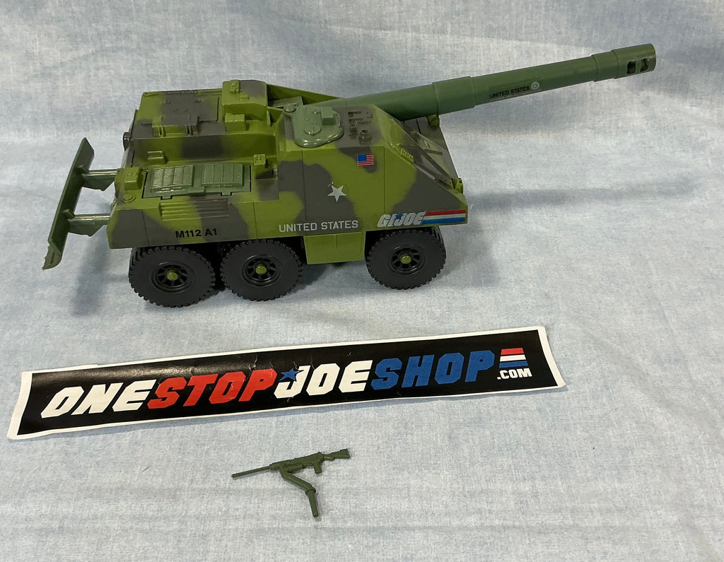 1984 ARAH G.I. JOE SLUGGER SELF PROPELLED CANNON VEHICLE ONLY LOOSE 100% COMPLETE (g)