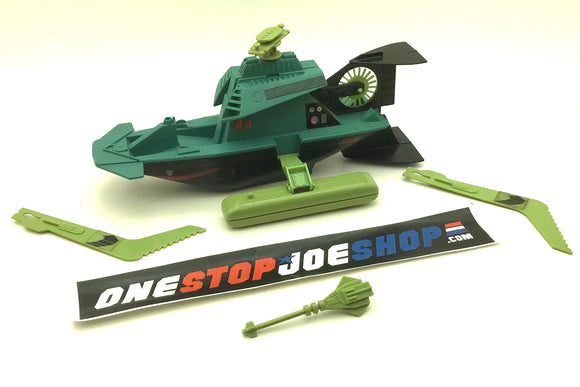 1986 VINTAGE ARAH DREADNOK SWAMPFIRE VEHICLE LOOSE 100% COMPLETE (b)