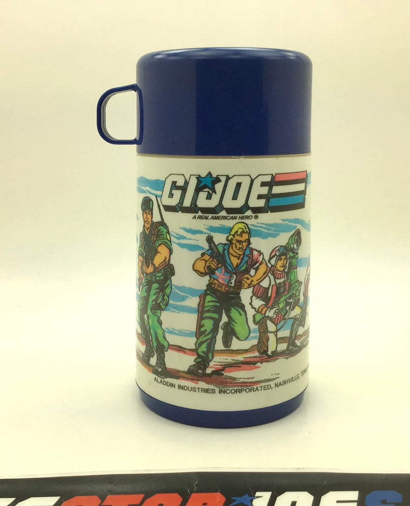 1986 VINTAGE ARAH G.I. JOE ALADDIN THERMOS COMPLETE (b)