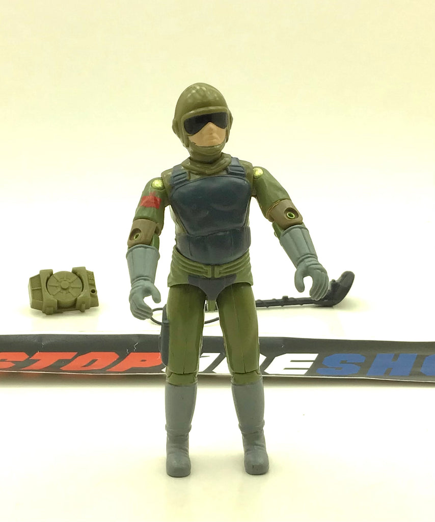 1983 VINTAGE ARAH G.I. JOE TRIPWIRE V1 MINE DETECTOR LOOSE 100% COMPLETE (e)