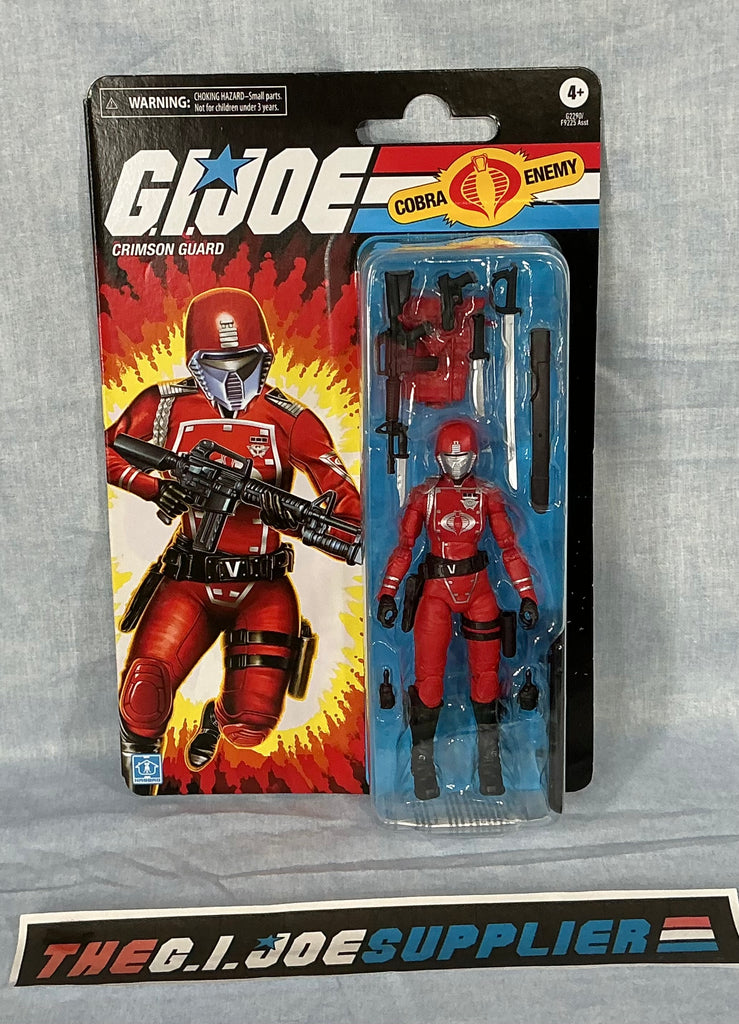 2026 CLASSIFIED RETRO CARDBACK G.I. JOE COBRA CRIMSON GUARD (FEMALE) 6" FIGURE NEW SEALED