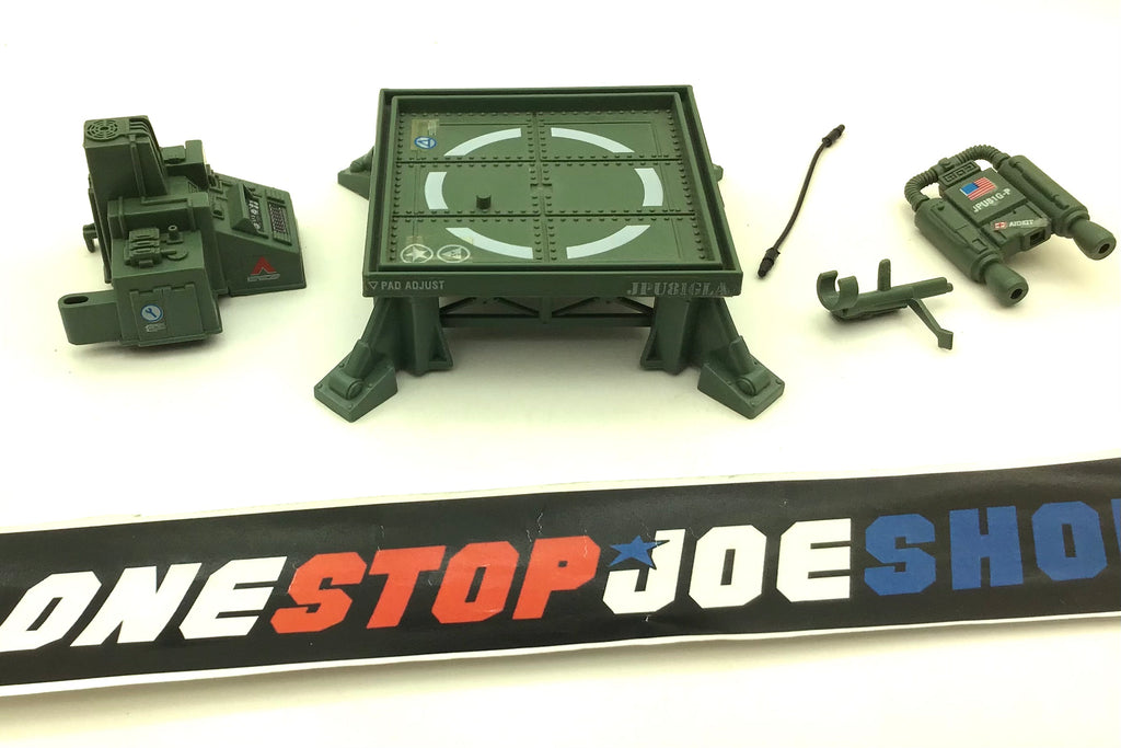 1982 VINTAGE ARAH G.I. JOE JUMP JET PACK MOBILE PROPULSION UNIT PLAY SET ONLY LOOSE 100% COMPLETE (d)