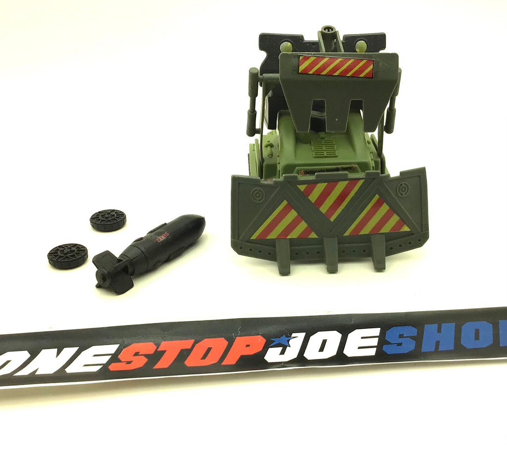 1985 VINTAGE ARAH G.I. JOE BOMB DISPOSAL VEHICLE LOOSE 100% COMPLETE (c)