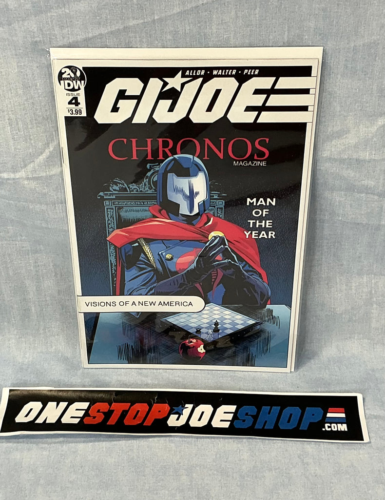 IDW PUBLISHING G.I. JOE V6 (2019-2021) ISSUE #4 [COVER A WALKER] COMIC BOOK DECEMBER 2019