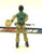 1983 VINTAGE ARAH G.I. JOE AIRBORNE V1 HELICOPTER ASSAULT TROOPER LOOSE 100% COMPLETE (c)