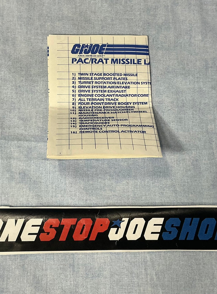 1983 VINTAGE ARAH MISSILE LAUNCHER PAT/RAT BLUEPRINTS (b)