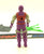 1987 VINTAGE ARAH G.I. JOE COBRA NEMESIS ENFORCER V1 COBRA-LA TEAM LOOSE 100% COMPLETE (d)