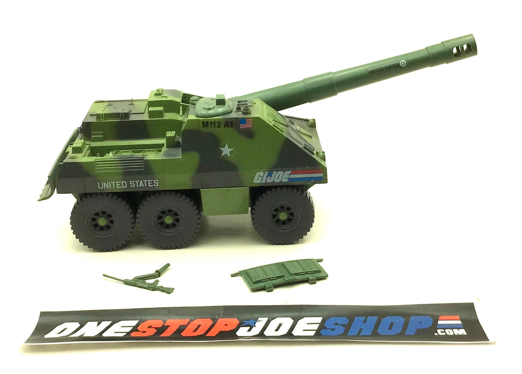 1984 ARAH G.I. JOE SLUGGER SELF PROPELLED CANNON VEHICLE ONLY LOOSE 100% COMPLETE (c)