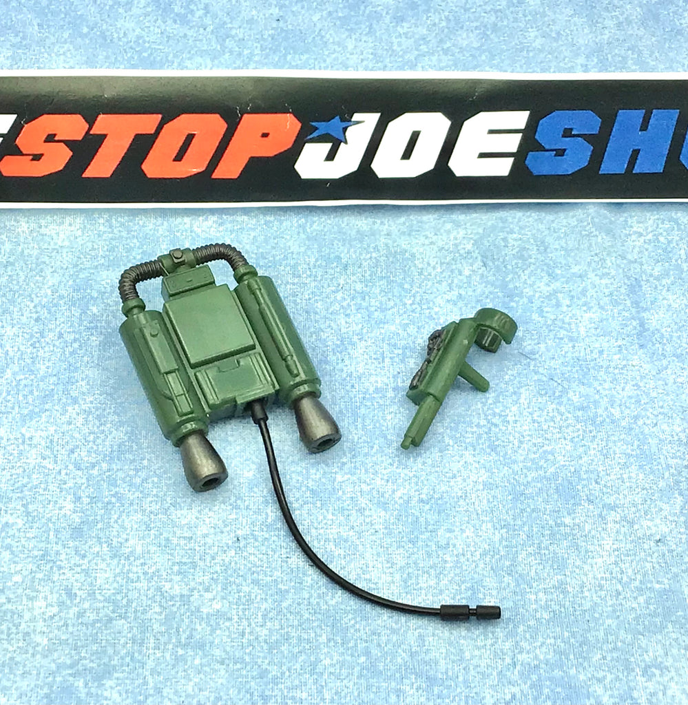 2008 25TH ANNIVERSARY STALKER V11 JUMP JET PACK W/ LASER BLASTER GUN ACCESSORY PART CUSTOMS