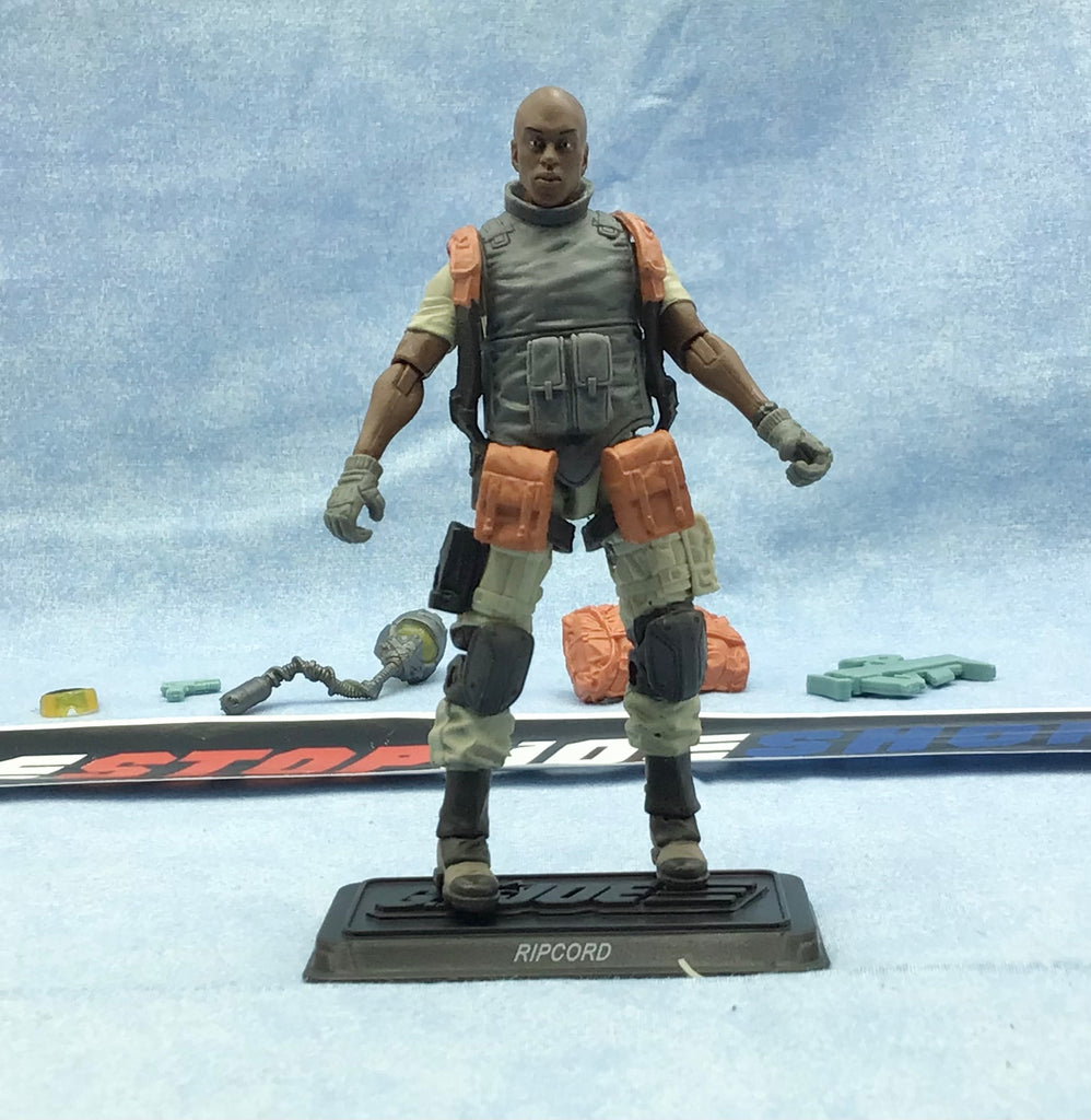 2011 30TH ANNIVERSARY G.I. JOE RIPCORD V6 LOOSE 100% COMPLETE + F/C