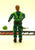 1991 VINTAGE ARAH G.I. JOE MAJOR ALTITUDE V1 BATTLE COPTER PILOT LOOSE 100% COMPLETE (d)