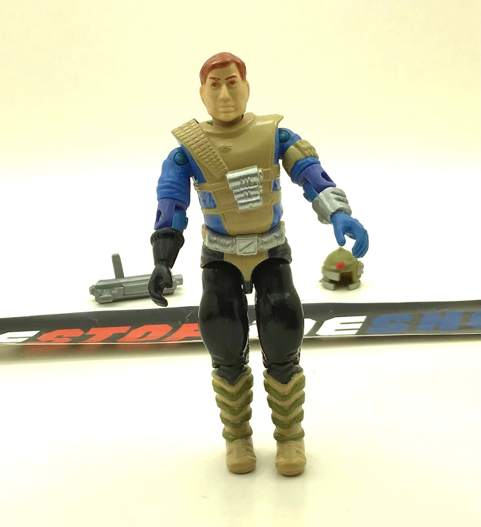 1987 VINTAGE ARAH G.I. JOE KNOCKDOWN V1 BATTLE FORCE 2000 SKY-SWEEPER DRIVER LOOSE 100% COMPLETE (c)