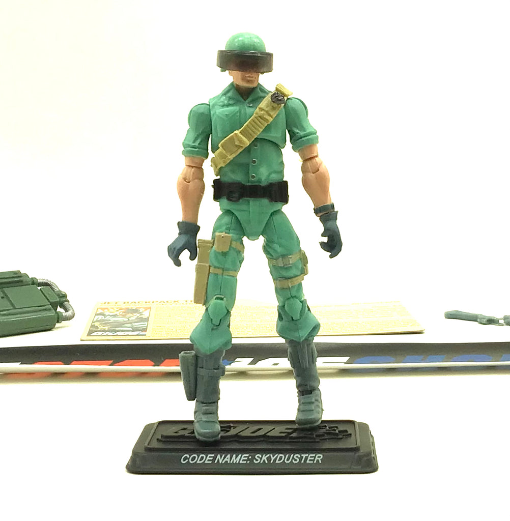 2008 25TH ANNIVERSARY G.I. JOE SKYDUSTER V1 SENIOR RANKING AIR COMMAND PACK TRU EXCLUSIVE 100% COMPLETE + F/C (a)