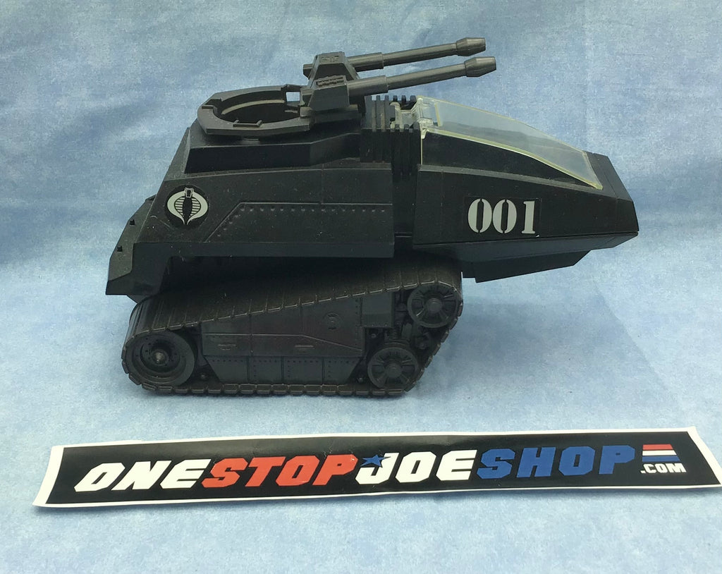 2008 25TH ANNIVERSARY G.I. JOE COBRA H.I.S.S. HISS TANK VEHICLE ONLY NEW LOOSE INCOMPLETE NO DECALS, FILE CARD, BLUEPRINTS