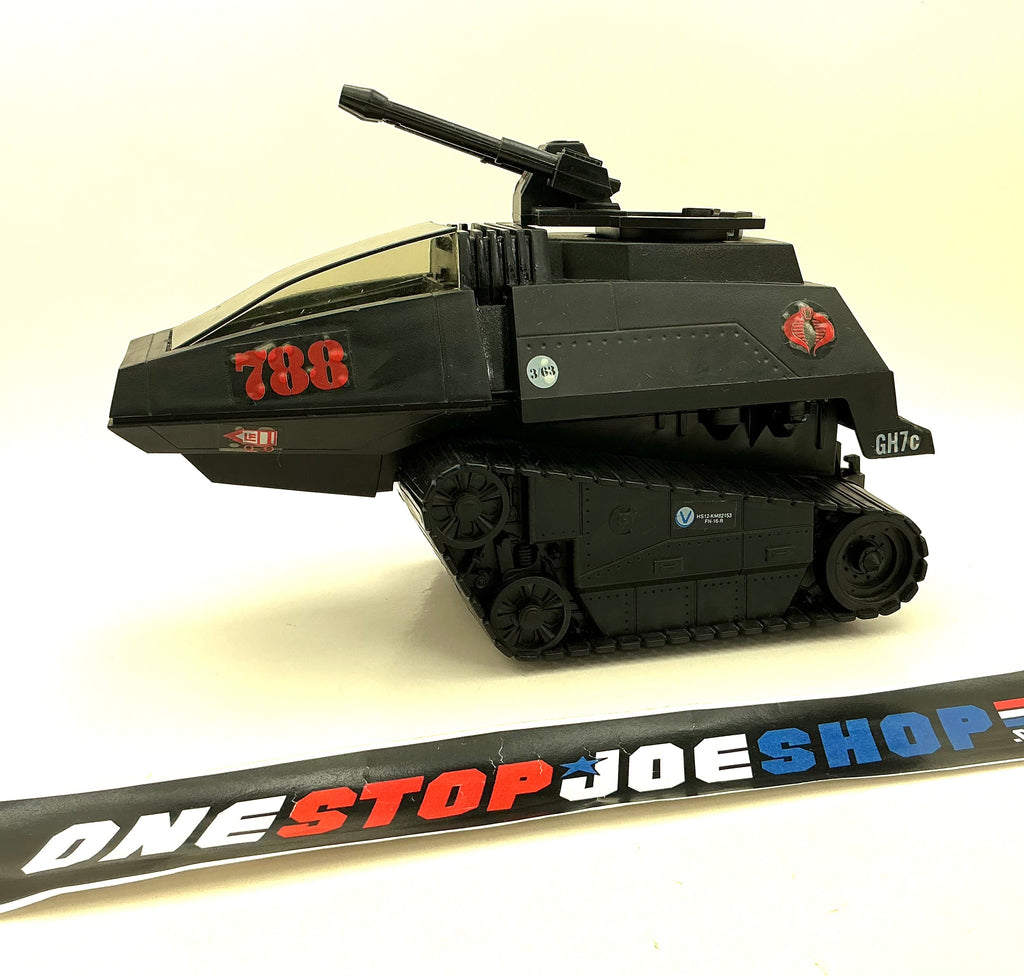 1983 VINTAGE ARAH COBRA H.I.S.S. HISS TANK VEHICLE ONLY LOOSE 100% COMPLETE (a) TURRET WORKS