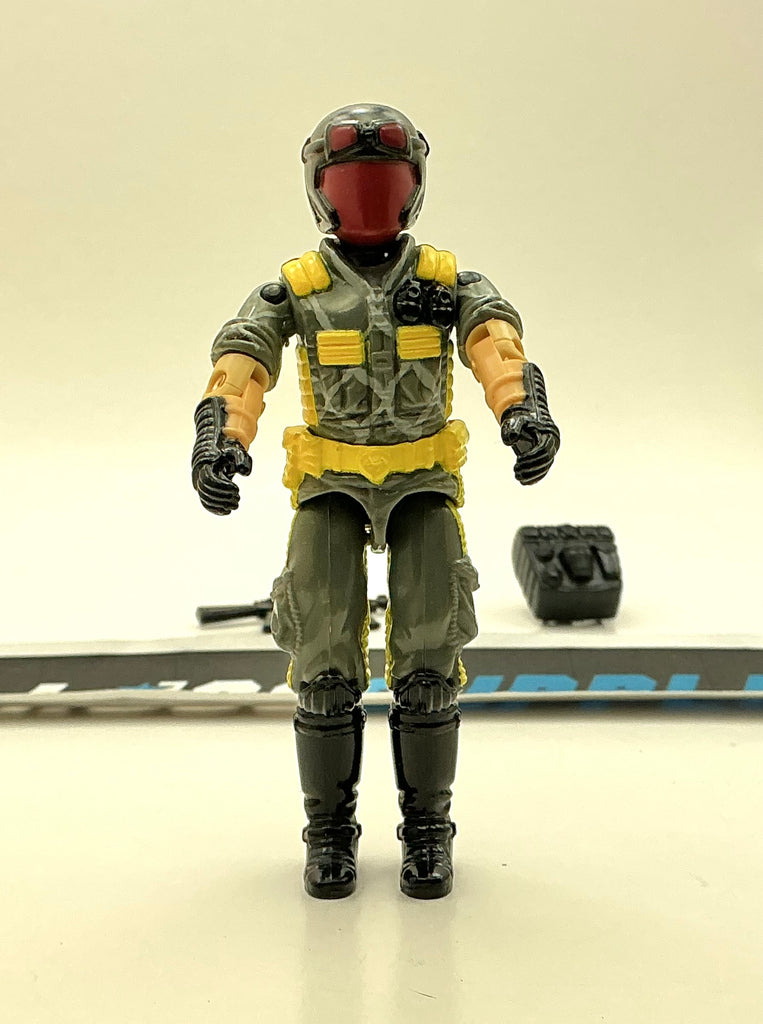 1989 VINTAGE ARAH G.I. JOE COBRA PYTHON VIPER V2 PATROL ASSAULT VIPER LOOSE 100% COMPLETE (c)