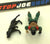 1984 VINTAGE ARAH G.I. JOE MUTT & JUNKYARD V1 K-9 OFFICER & ATTACK DOG LOOSE 100% COMPLETE (g)