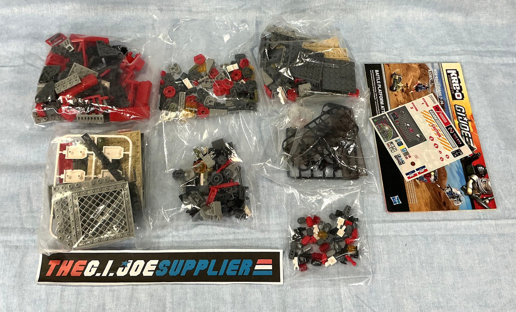 KRE-O A2354 G.I. JOE COBRA TACTICAL BATTLE PLATFORM ATTACK COMPLETE PLATFORM & VEHICLES FLIGHT POD RAM FANG NO FIGURES