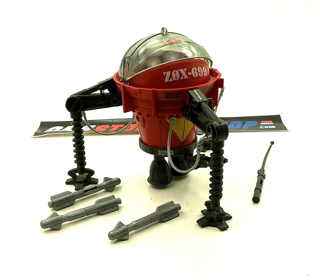 1987 VINTAGE ARAH G.I. JOE COBRA POGO BALLISTIC BATTLE BALL VEHICLE LOOSE 100% COMPLETE (b)