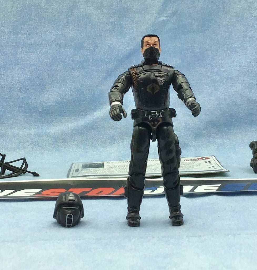 2005 VVV G.I. JOE COBRA CRIMSON SHADOW GUARD V8 ELITE TROOPER TRU EXCLUSIVE LOOSE 100% COMPLETE - WEAPON SET TWO CROSSBOW + F/C