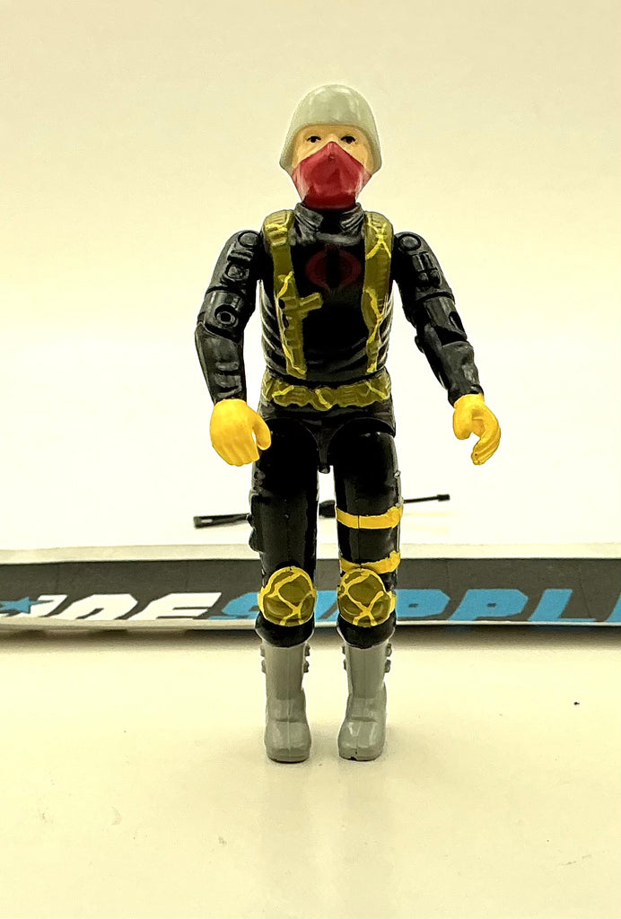 1989 VINTAGE ARAH G.I. JOE COBRA PYTHON PATROL OFFICER V1 LOOSE 100% COMPLETE (e)