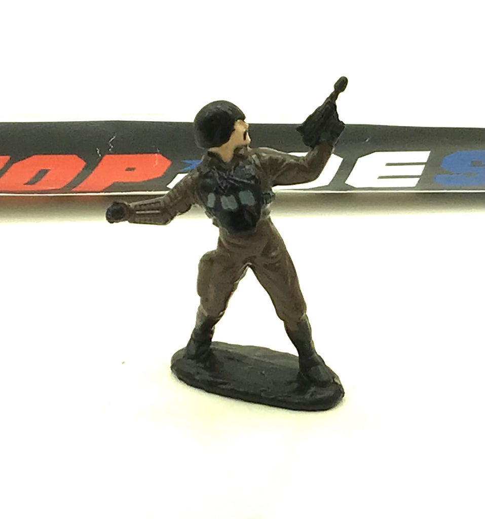 1989 VINTAGE ARAH G.I. JOE COBRA MICRO FIGURE MAJOR BLUDD MERCENARY (b)