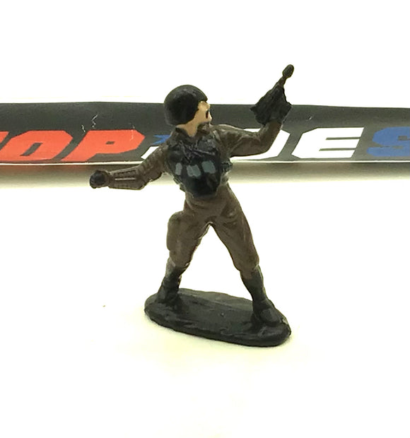 1989 VINTAGE ARAH G.I. JOE COBRA MICRO FIGURE MAJOR BLUDD MERCENARY (b)