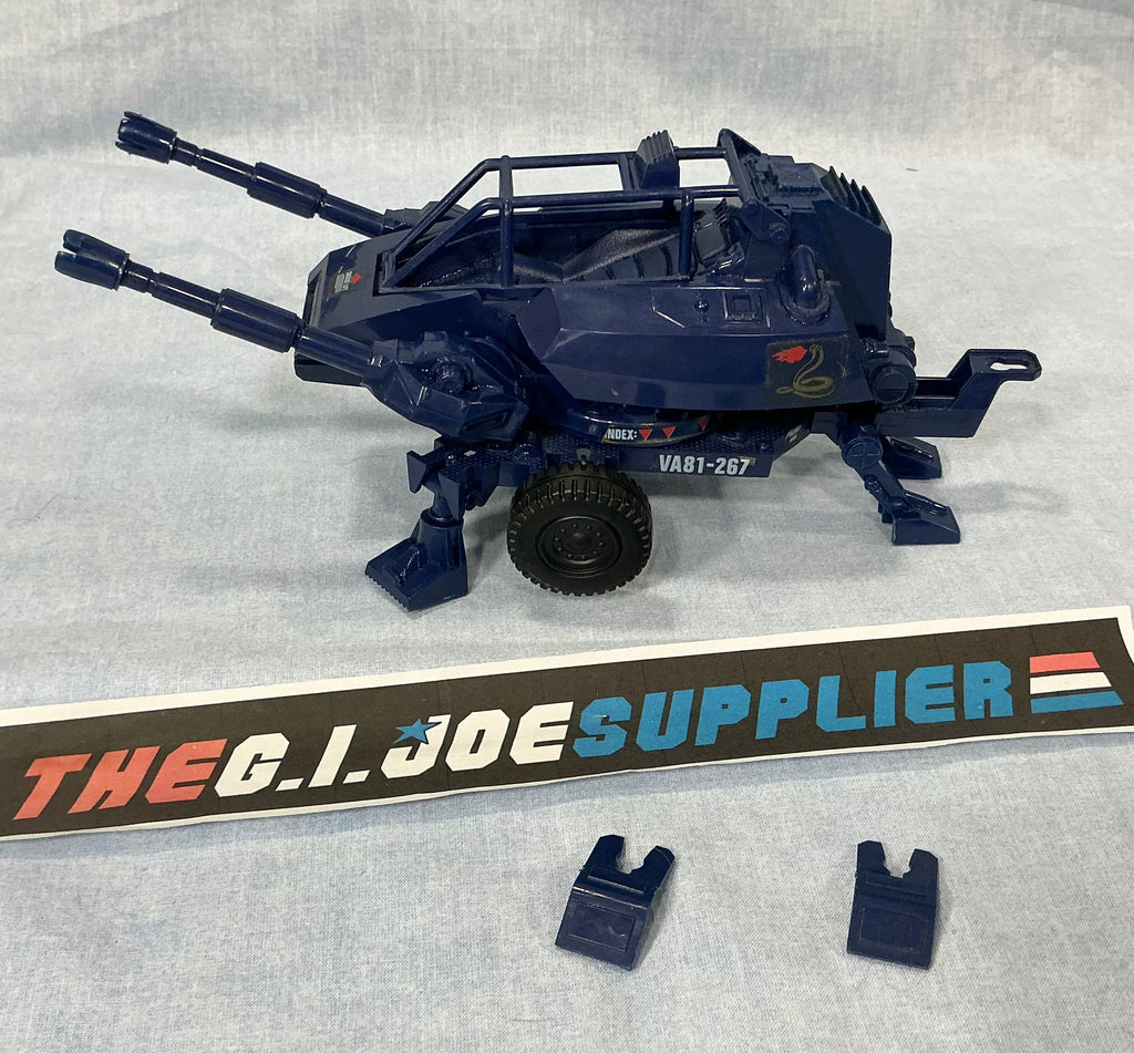 1984 VINTAGE ARAH G.I. JOE COBRA A.S.P. ASP ASSAULT SYSTEM POD VEHICLE LOOSE 100% COMPLETE (f)