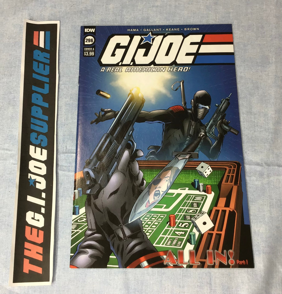 IDW PUBLISHING G.I. JOE A REAL AMERICAN HERO (2010-2022) ISSUES #296 [COVER A GALLANT] COMIC BOOK AUGUST 2022 HIGH GRADE