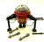 1987 VINTAGE ARAH G.I. JOE COBRA POGO BALLISTIC BATTLE BALL VEHICLE LOOSE 100% COMPLETE (b)