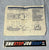 1983 VINTAGE ARAH POLAR BATTLE BEAR SKIMOBILE SNOW MOBILE VEHICLE BLUEPRINTS (b)