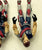 1985 VINTAGE ARAH G.I. JOE COBRA TOMAX & XAMOT V1 CRIMSON GUARD COMMANDERS LOOSE 100% COMPLETE (e)