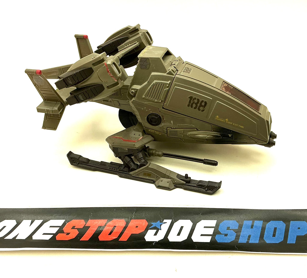 2010 POC G.I. JOE GHOST HAWK ALPHA VEHICLE ONLY LOOSE 100% COMPLETE DECAL APPLIED (d)