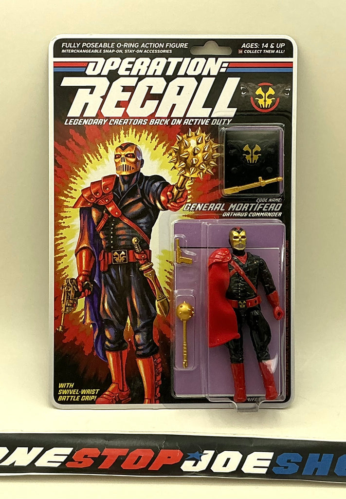 2025 OPERATION: RECALL GENERAL MORTIFERO V1 ORTHRUS COMMANDER O-RING NEW SEALED