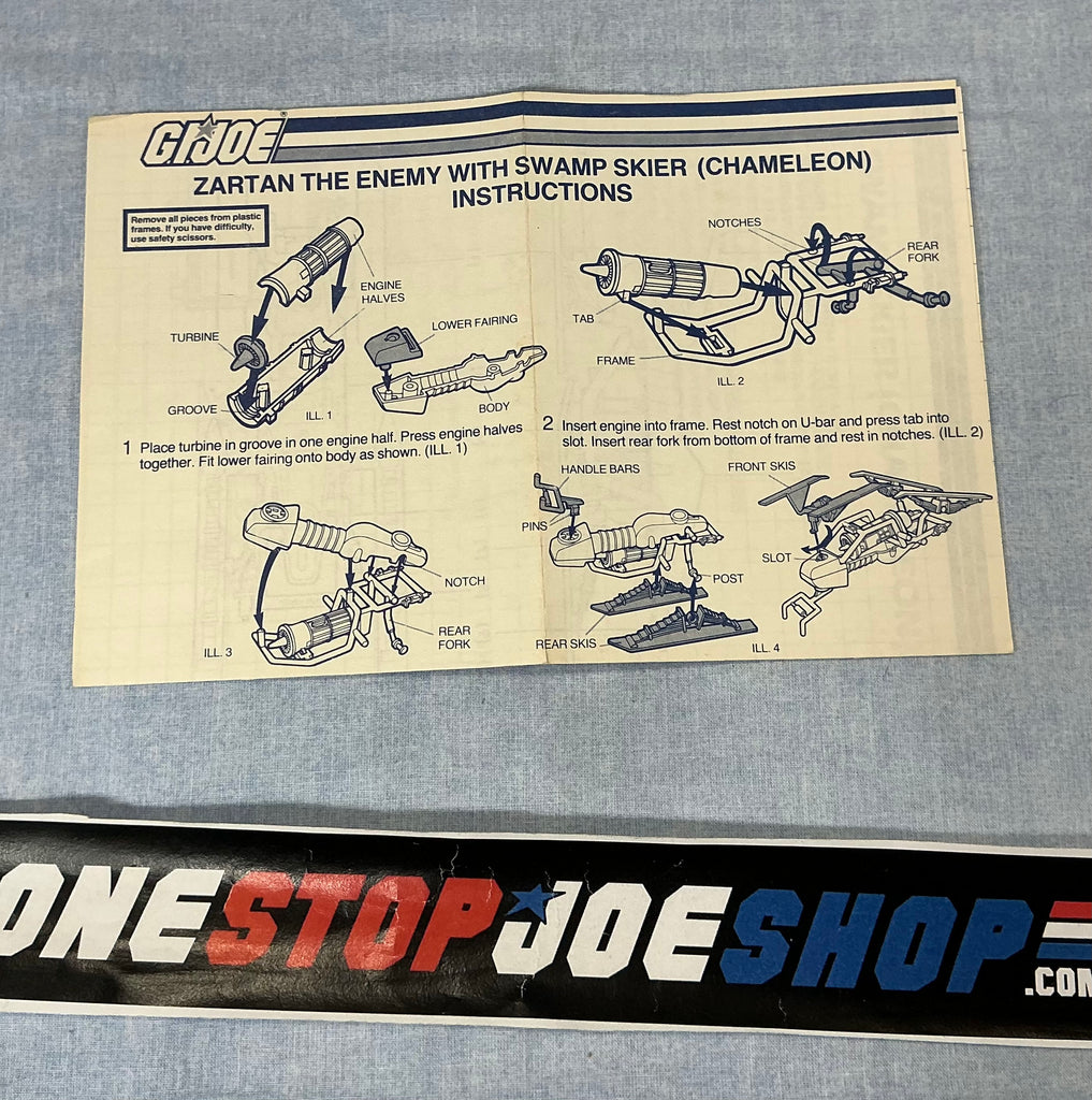 1984 VINTAGE ARAH SWAMP SKIER VEHICLE BLUEPRINTS